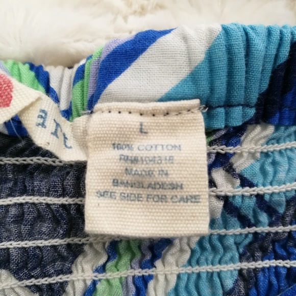 DEREK HEART Abstract Strapless Dress Size L Jr. - Picture 5 of 6